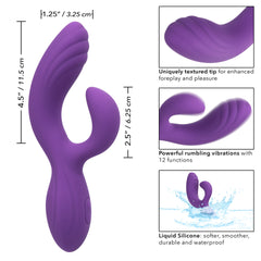 Vibrador Stella™ Liquid Silicone “C” Curve - Cake Sex Shop 2 3 4