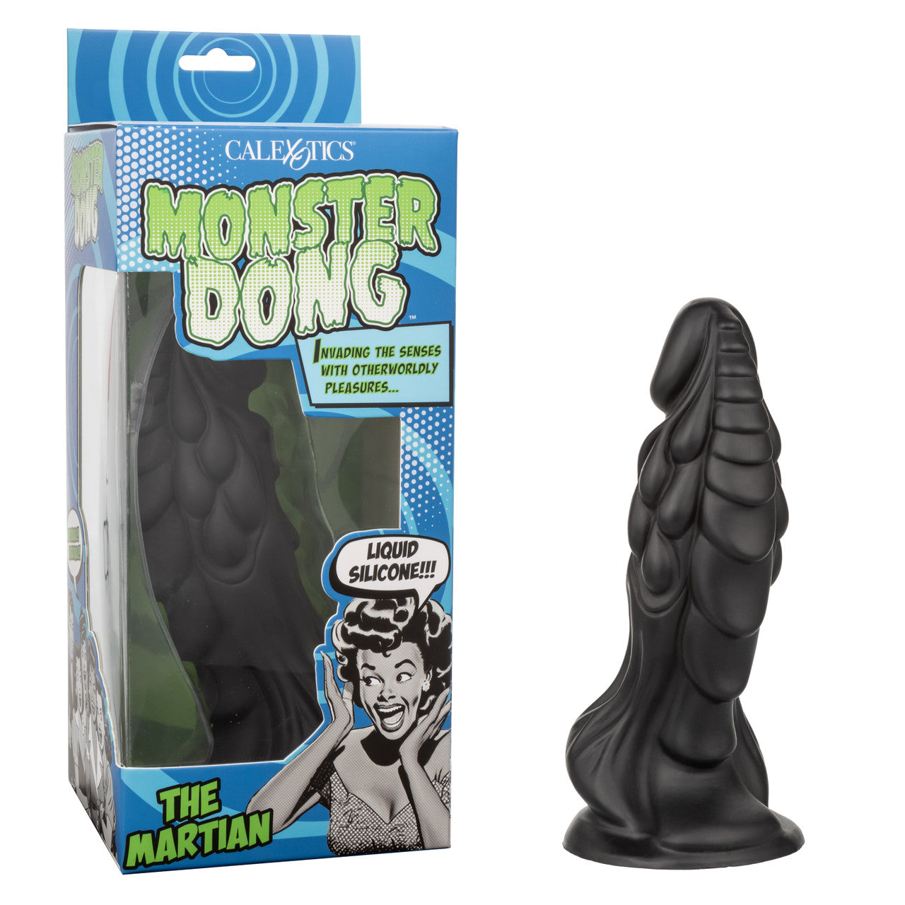 Dildo Monster Dong - The Martian 7.75" - Cake Sex Shop