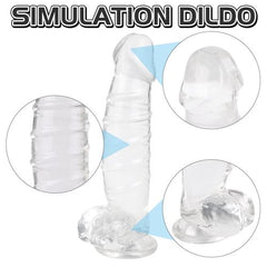 Dildo Clear Denny XXL 35 cm