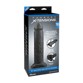 Strap On Dildo Hollow Extension - 25 cm Black - Cake Sex Shop