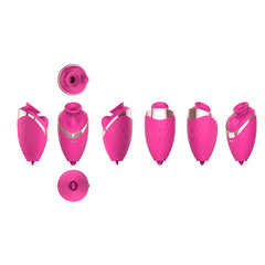 Succionador Pink Sucker + Tongue - Cake Sex Shop 2 3 4