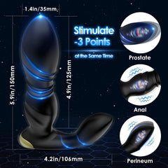Masajeador Power Thruster Remote - Cake Sex Shop 2 3