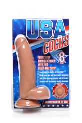 Dildo USA Cocks Ameriskin Dual Density Dildo - 20 cm