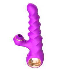 Vibrador Succionador Thrusting Swirl - Cake Sex Shop