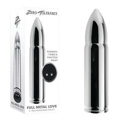 Vibrador Bala Full Metal Love - Cake Sex Shop