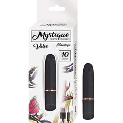 Vibrador Mystique Vibrating Massagers Vibe - Black - Cake Sex Shop 2 3
