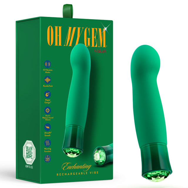 Vibrador Oh My Gem Enchanting Esmeralda 1