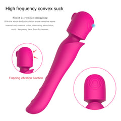 Vibrador Pink Sucking Wand - Cake Sex Shop 2 3