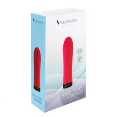 Vibrador Rechargeable Bullet Star Ruby