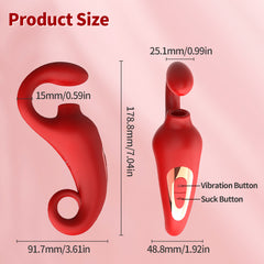 Vibrador Red Smurf Sucker - Cake Sex Shop 2 3 4