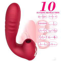 Vibrador Succionador Red Romance - Cake Sex Shop 2 3