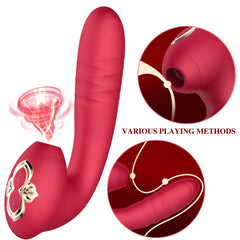 Vibrador Succionador Red Romance - Cake Sex Shop 2 3 4