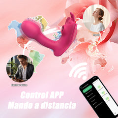 Vibrador Sucking Butterfly Plug App