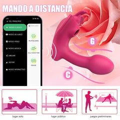 Vibrador Sucking Butterfly Plug App