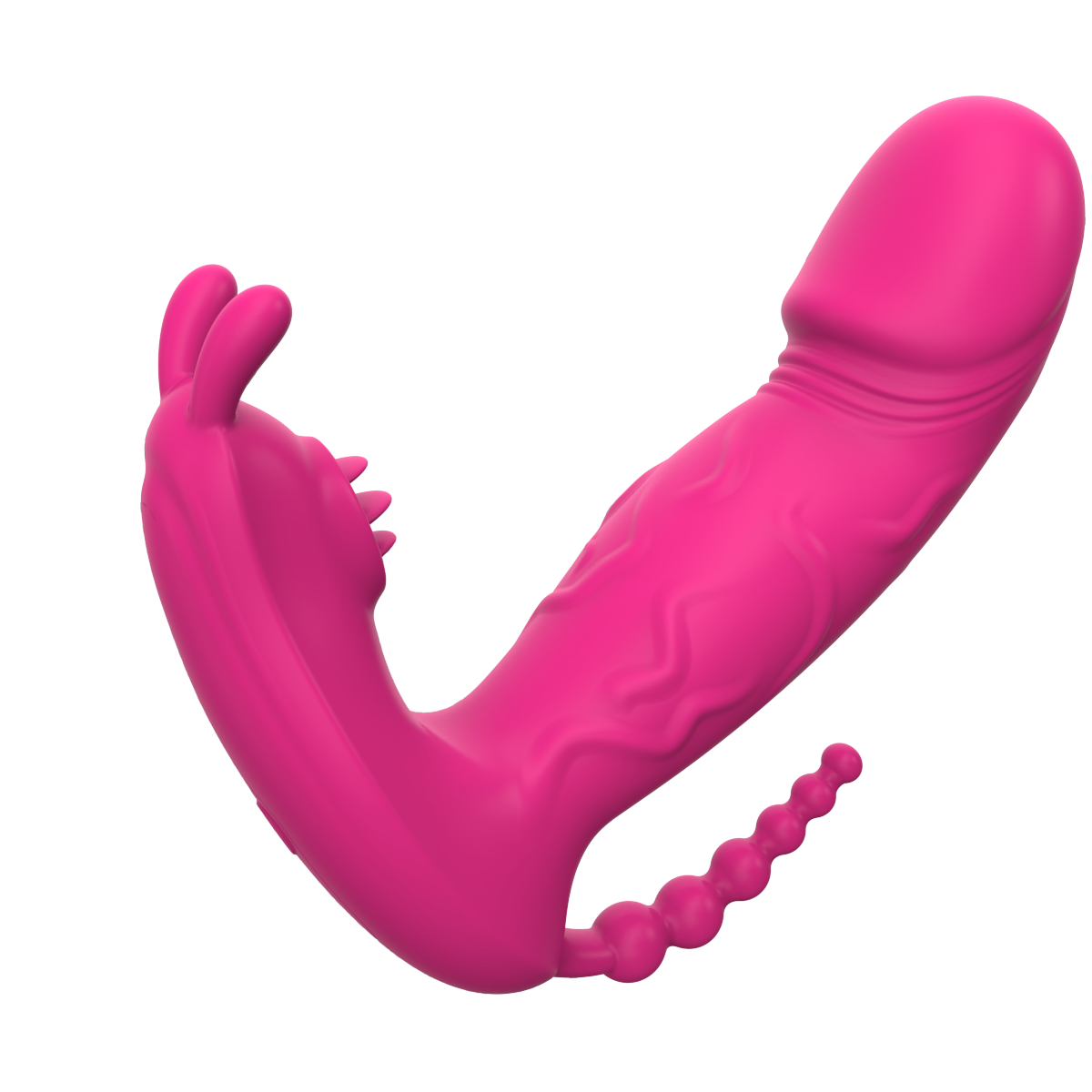 Vibrador Triple Pink Pleasure - Cake Sex Shop