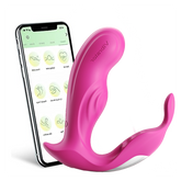 Vibrador App Pink Pussy Plug