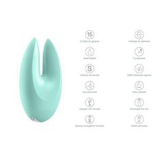 Estimulador Ovo S4 Recharge Lay On Light Blue - Cake Sex Shop 2 3