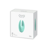 Estimulador Ovo S4 Recharge Lay On Light Blue - Cake Sex Shop