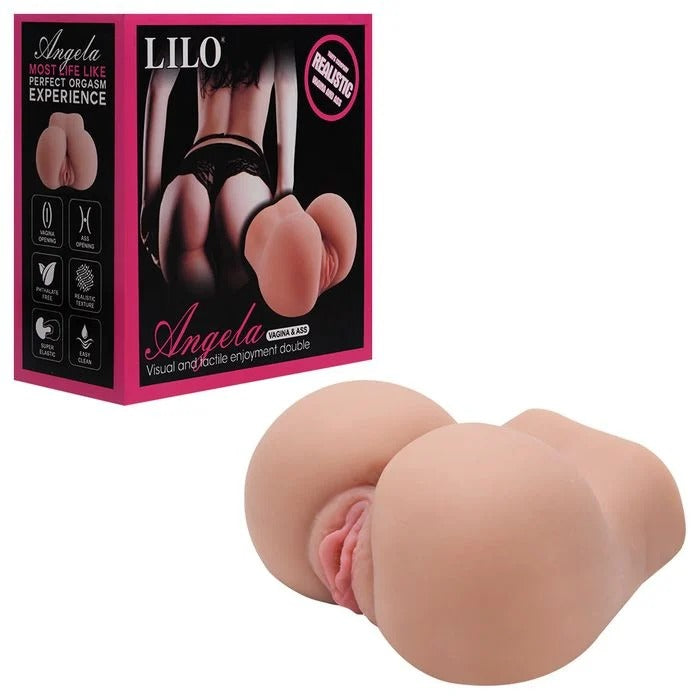 Masturbador Angela's Vibrating Ass Pussy - Cake Sex Shop