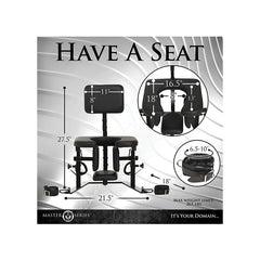 Silla Master Series Pleasure Throne Oral Sex Chair - Cake Sex Shop 2 3 4