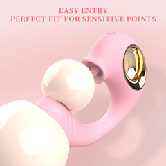 Vibrador Rose Pink Dual Stimulator - Cake Sex Shop 2