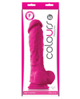 Dildo Colours Pleasures - 20 cm Dildo - Pink - Cake Sex Shop