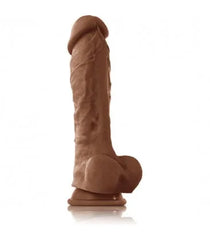 Dildo Colours Pleasures - 20 cm - Brown - Cake Sex Shop 2