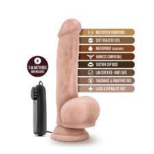 Dildo Dr. Skin Dr Jay - 22 cm Vibrating Cock - Vanilla - Cake Sex Shop 2 3