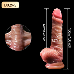 Dildo Alive Dual Layered Realistic - 18 cm - Cake Sex Shop 2