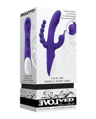 Vibrador Lick Me Triple Stim - Cake Sex Shop 2 3