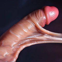 Dildo Alive Dual Layered Realistic - 18 cm - Cake Sex Shop 2 3 4