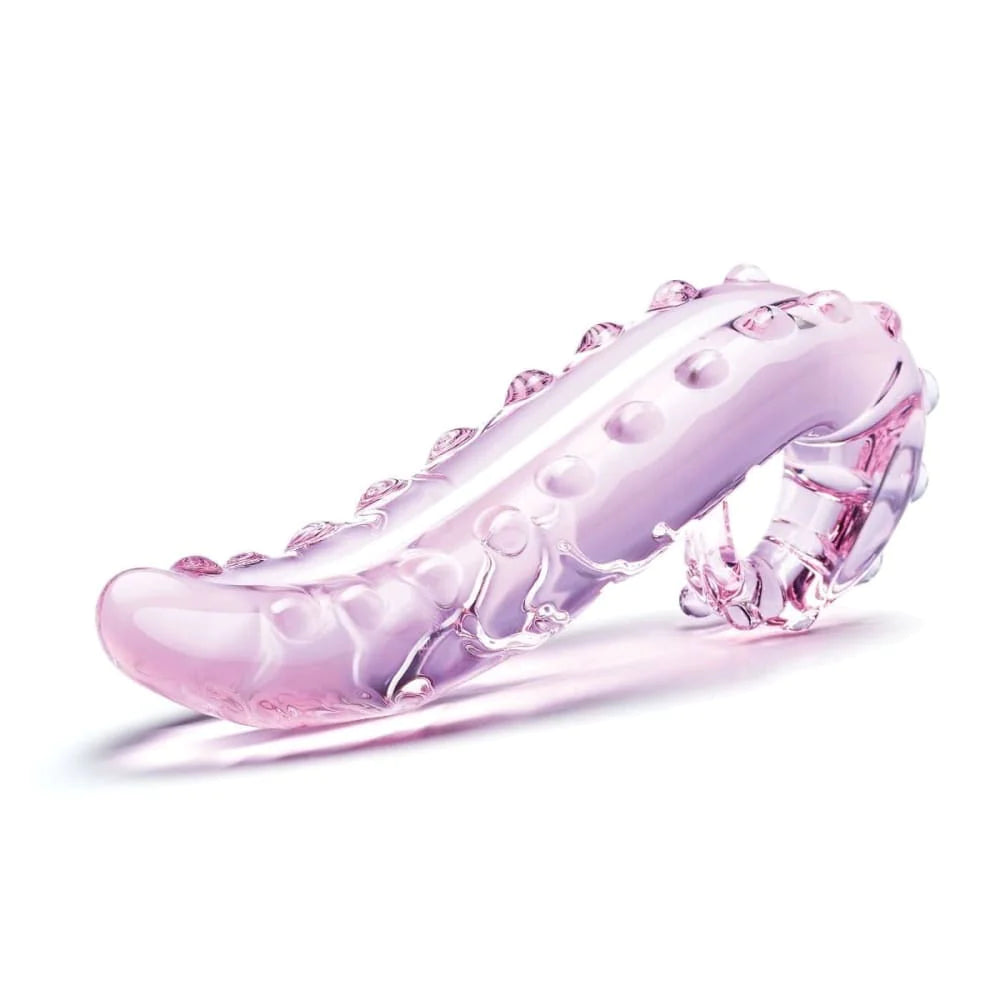 Dildo Pink Glass Tentacle - 15 cm - Cake Sex Shop