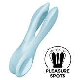 Vibrador Satisfyer Threesome 1 - Blue - Cake Sex Shop
