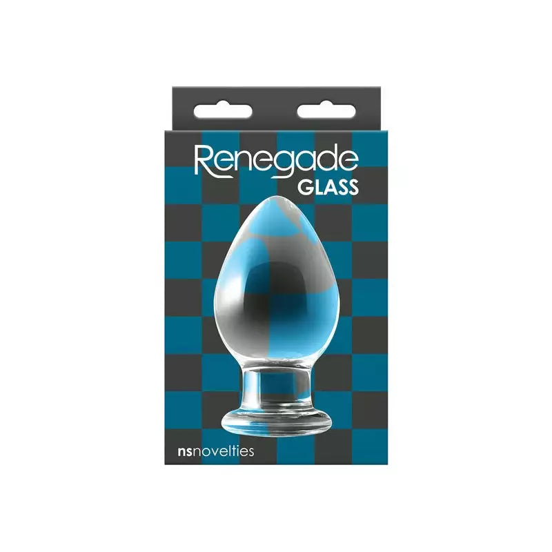 Plug Renegade Glass – Knight – Clear - Cake Sex Shop