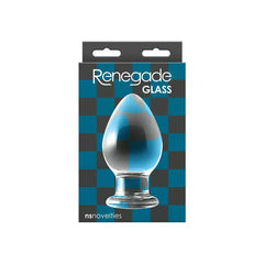 Plug Renegade Glass – Knight – Clear - Cake Sex Shop