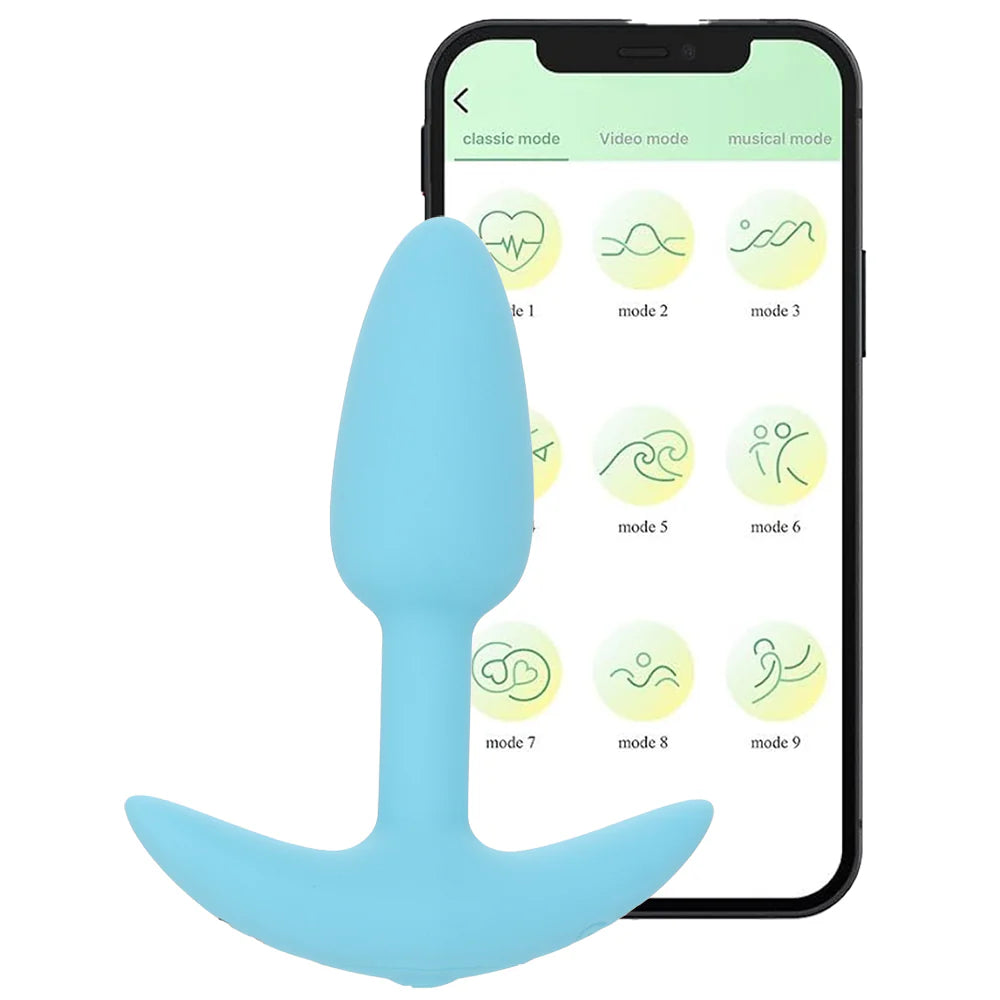 Plug Anal Techno Trance - Blue - Cake Sex Shop