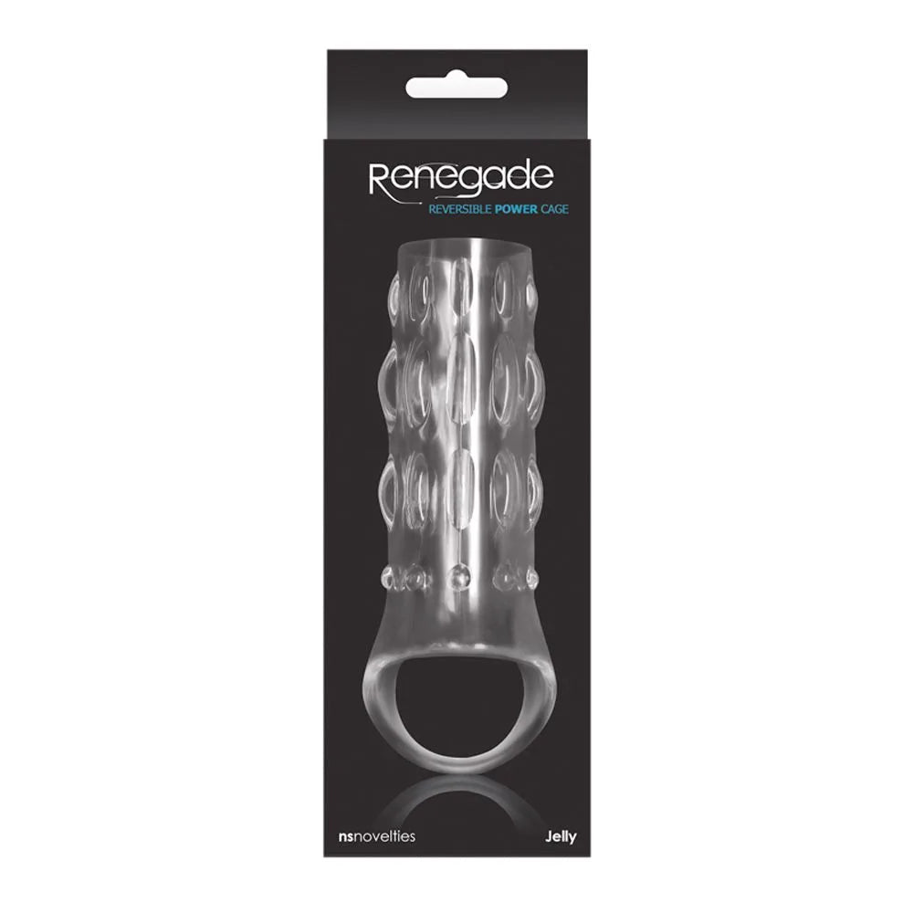 Funda Renegade – Power Cage – Clear - Cake Sex Shop