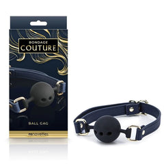 Mordaza Bondage Couture Ball Gag Blue - Cake Sex Shop