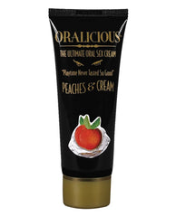 Lubricante Oralicious 2 oz- Peaches & Cream - Cake Sex Shop