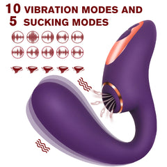 Vibrador Succionador Orgasm Heaven - Cake Sex Shop 2 3