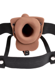 Dildo Fetish Fantasy Hollow Rechargeable Strap-On - 15 cm - Cake Sex Shop 2 3 4