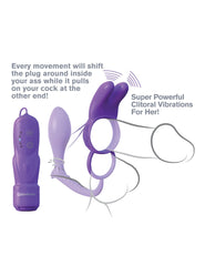 Anillo Fantasy C-Ringz Ass-gasm Vibrating Rabbit - Purple - Cake Sex Shop 2 3
