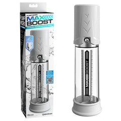 Bomba de Vacío Max Boost White Clear - Cake Sex Shop