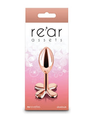 Plug Anal Rear Assets – Clover – Gold Rose - Cake Sex Shop 2
