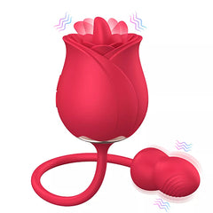 Vibrador Rose Pro Licking + Bullet - Cake Sex Shop 2
