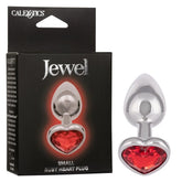 Plug Anal Jewel Ruby Heart Plug - Small - Cake Sex Shop