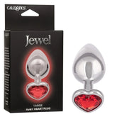 Plug Anal Jewel Ruby Heart Plug - Large - Cake Sex Shop