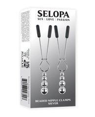 Pezonera Nipple Clamps Silver- Selopa - Cake Sex Shop 2