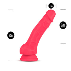 Dildo Ruse Hipnotize - Cerise - 19 cm - Cake Sex Shop 2 3 4