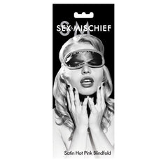 Venda Satin Hot Pink Blindfold - Cake Sex Shop